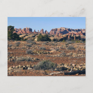 Postal Aguja desde el sendero Pothole Point en Canyonland