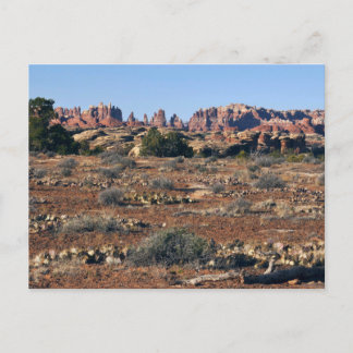 Postal Aguja desde el sendero Pothole Point en Canyonland