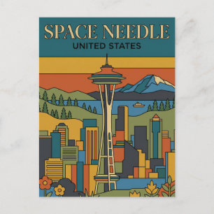 Postal Aguja Espacial Washington