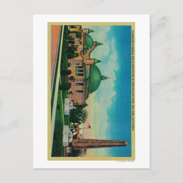 Postal Aguja y planetario de Cleopatra en (Anverso)