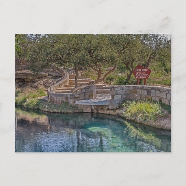 Postal Agujero azul en la Ruta 66 (Anverso)