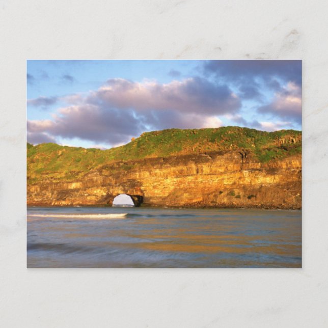 Postal Agujero En La Pared De La Costa Salvaje (Anverso)