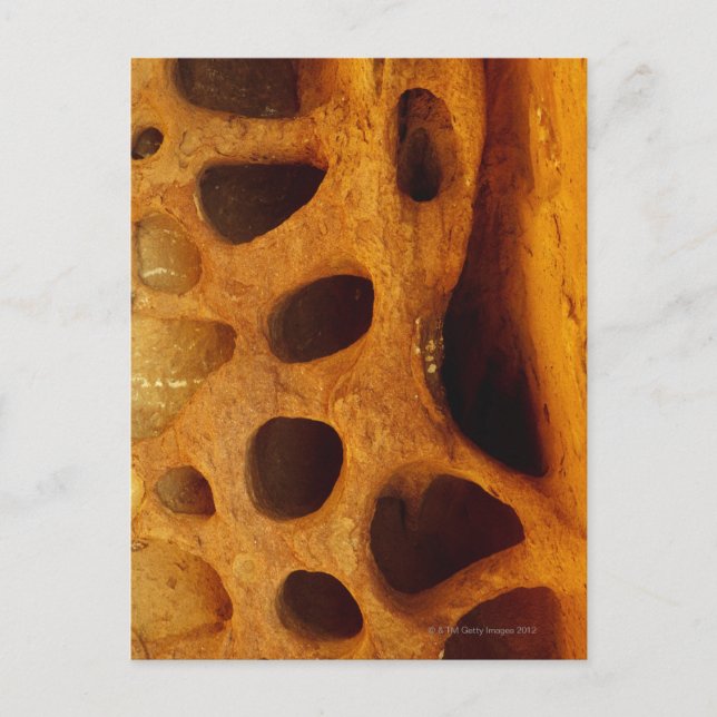 Postal Agujeros en la roca (Anverso)