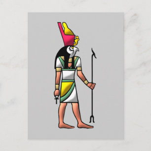 Postal Ägypten Gott Horus egypt dios