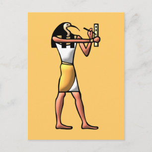 Postal Ägypten Gott Thot egypt dios
