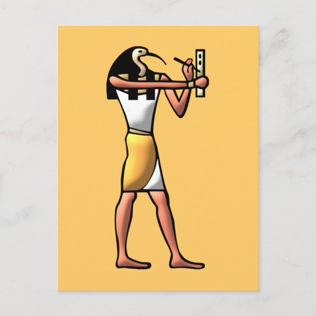 Postal Ägypten Gott Thot egypt dios (Anverso)