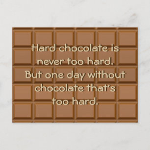 Postal ahhh chocolate