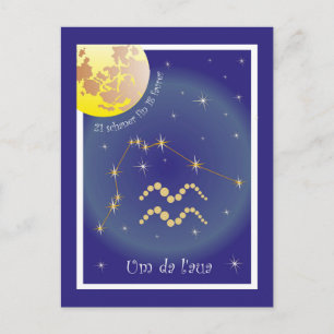 Postal Ahí schaner l'aua 21 18 Postkart favrer fin