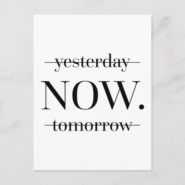 Postal AHORA Cita Motivadora (Anverso)