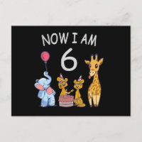Ahora tengo 6 años Cumpleaños 6 en el Zoológico