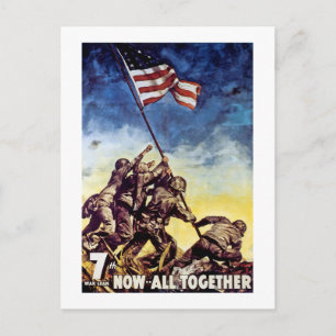 Postal Ahora todos juntos ~ Iwo Jima