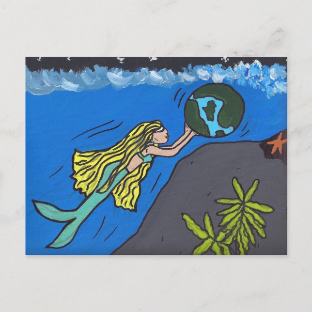 POSTAL AHORRANDO NUESTRO PLANETA (Anverso)