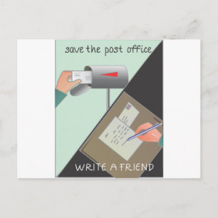 Postal Ahorre la oficina de correos/escriba a un amigo
