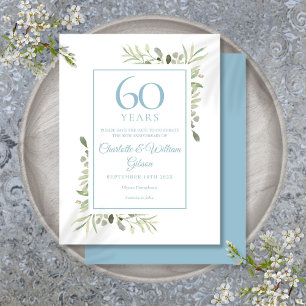Postal Ahorro de fecha del 60º aniversario Greenery