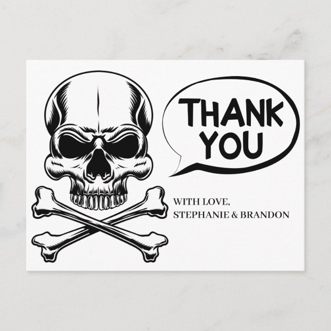 Postal ¡Ahoy Matey! Gracias (Anverso)