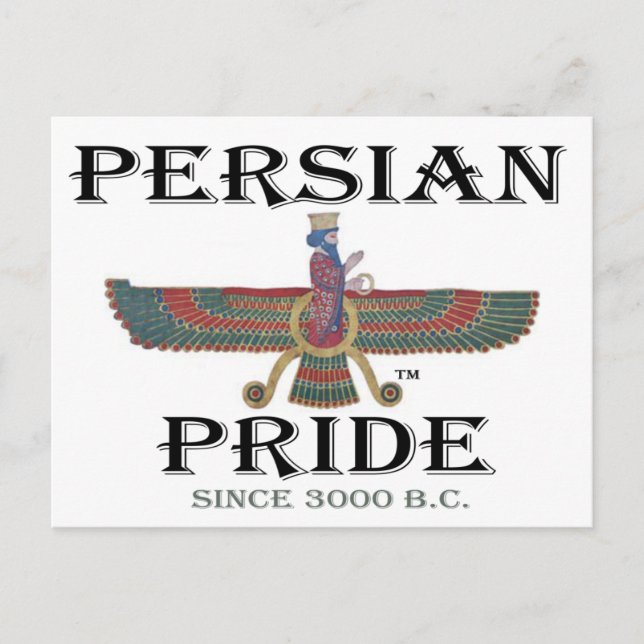 Postal Ahura Mazda - Orgullo persa (Anverso)