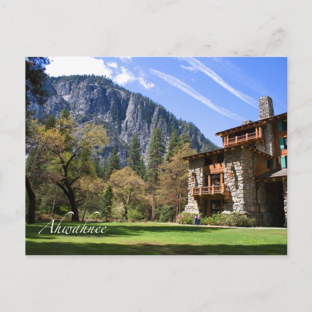 Postal Ahwahnee (Anverso)