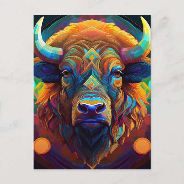 Postal AI Bison (Anverso)