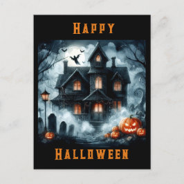 Postal AI Halloween Halloween Halloween con fantas