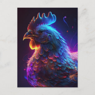 Postal AI Neon Chicken