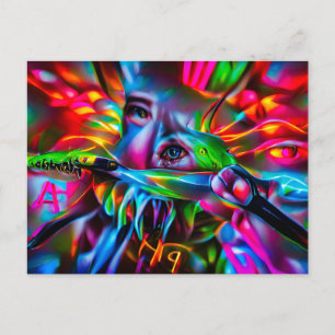 Postal Aichmofobia: Vivid Surreal Art