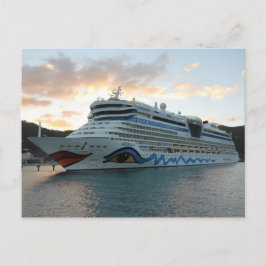 Postal AIDAluna Cruise Ship in Road Town en Tortola