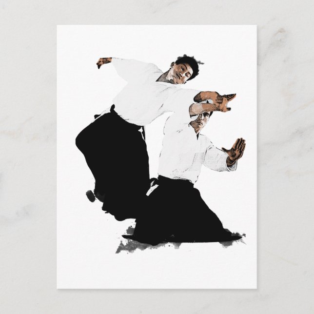 Postal Aikido suwari (Anverso)