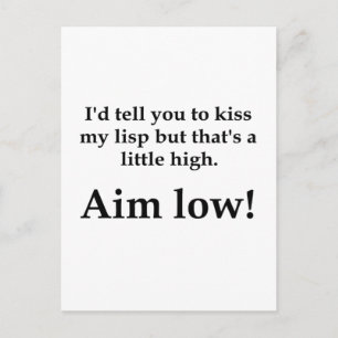 Postal ¡Aim Low!