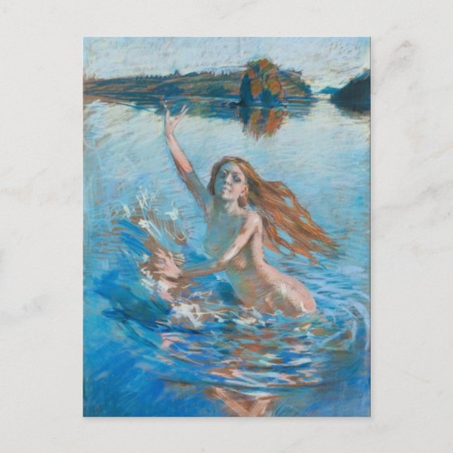 Postal Aino de Gallen-Kallela (Anverso)