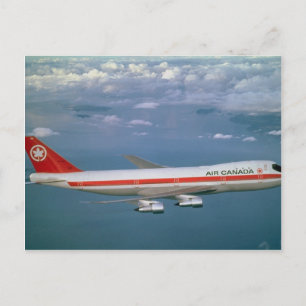 Postal Air Canada 747, en vuelo