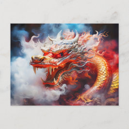 Postal Airbrush Elegance: Illustration for the Year of th