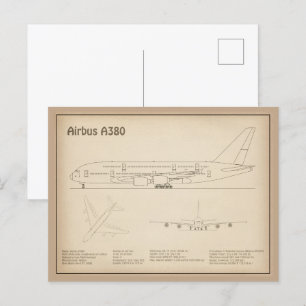 Postal Airbus a380 - Planes de Plano de Plano de Plano de