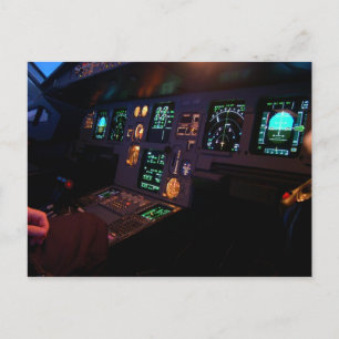 Postal Airbus Cockpit