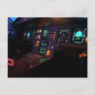 Postal Airbus Cockpit