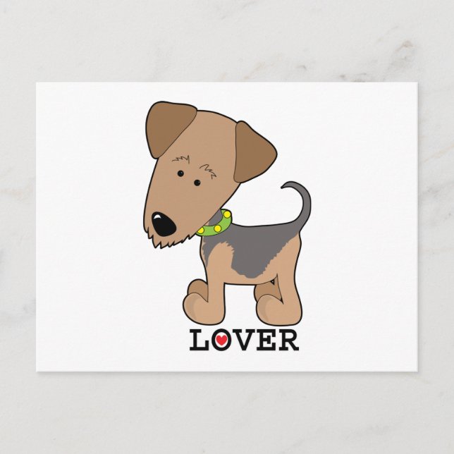 Postal Airdale Lover (Anverso)
