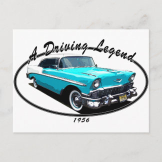 POSTAL AIRE AZUL DE 1956 BEL