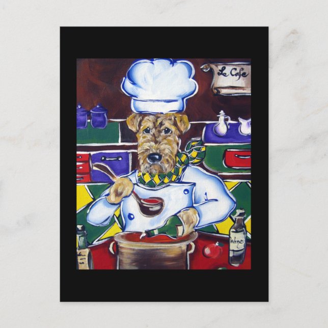 Postal Airedale Terrier (Anverso)