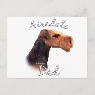 Postal Airedale Terrier Dad 2