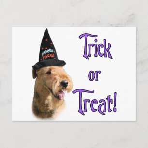 Postal Airedale Terrier Trick