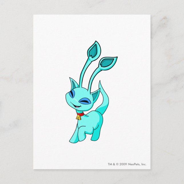 Postal Aisha Blue (Anverso)