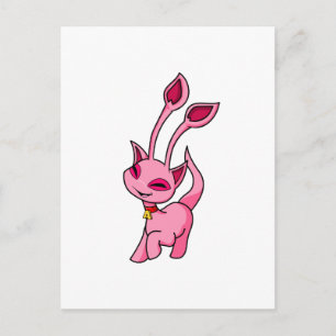 Postal Aisha rosado Prancing