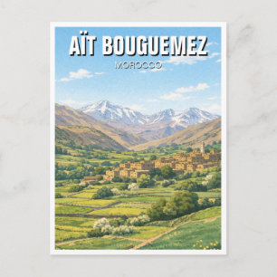Postal Aït Bouguemez Marruecos Viajes