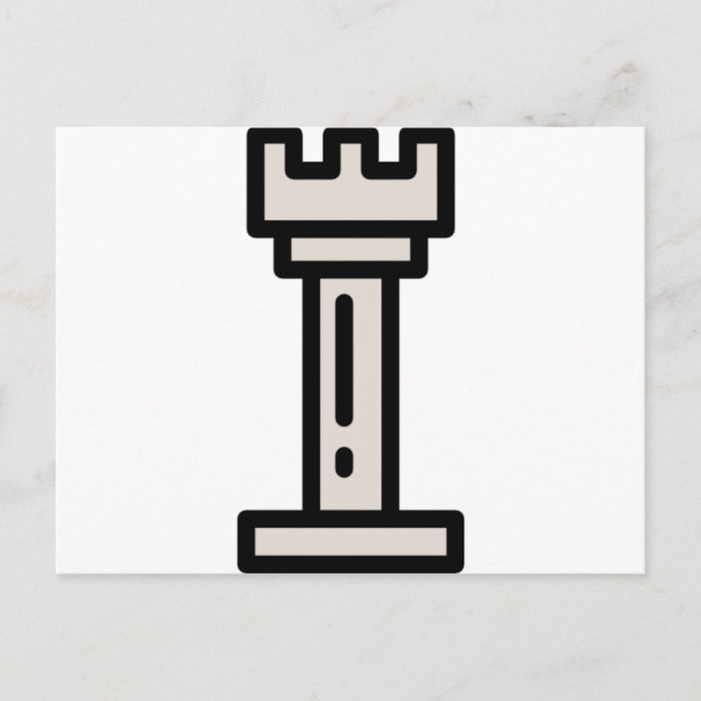 Postal ajedrez (Anverso)