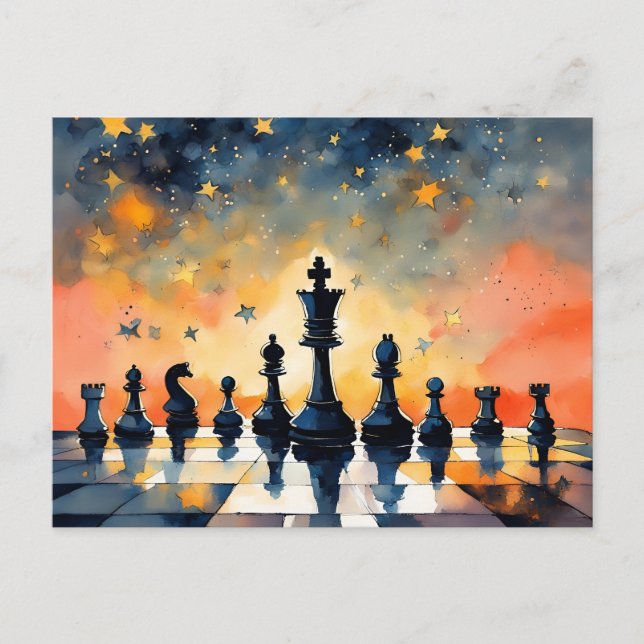 Postal Ajedrez 1025 (Anverso)