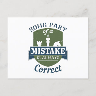 Postal Ajedrez: parte de un error es correcto