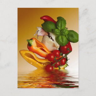 Postal Ajo de tomates de almirez