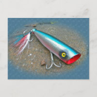 AJS Saltwater Lure Popper Blue Dragon