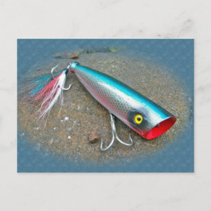 Postal AJS Saltwater Lure Popper Blue Dragon