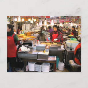 Postal Ajumma de mercado