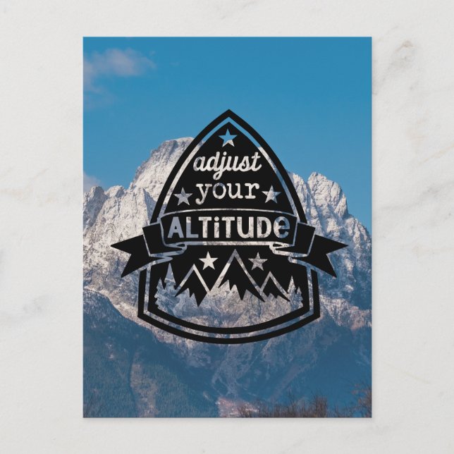 Postal Ajusta Tu Altitud (Anverso)